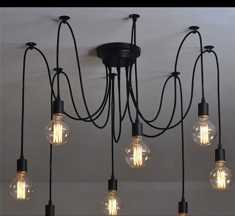 Lampa sufitowa + 6 zarowek