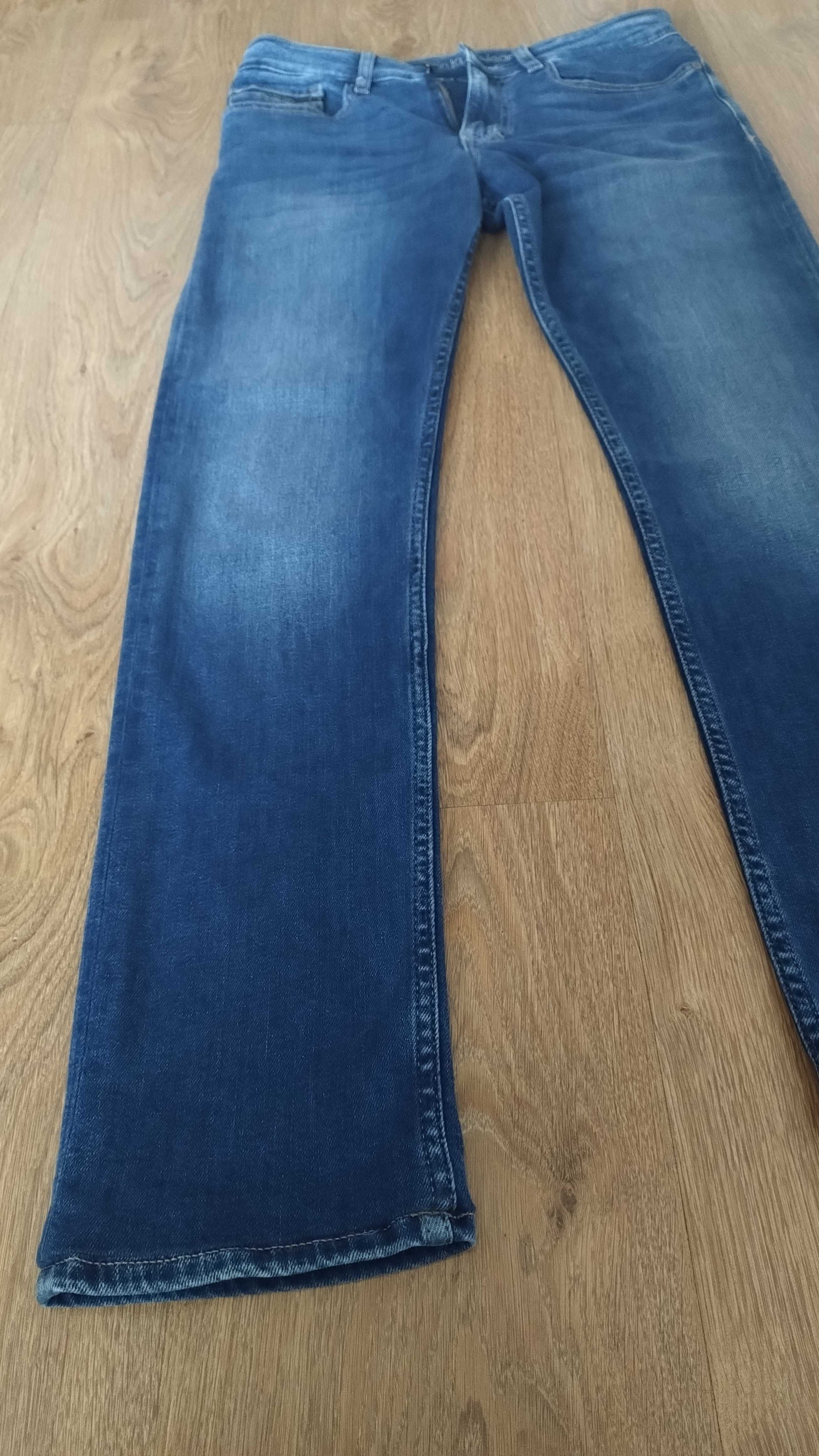 Calvin Klein Jeans true dark blue stretch 29/32 spodnie męskie jeansow