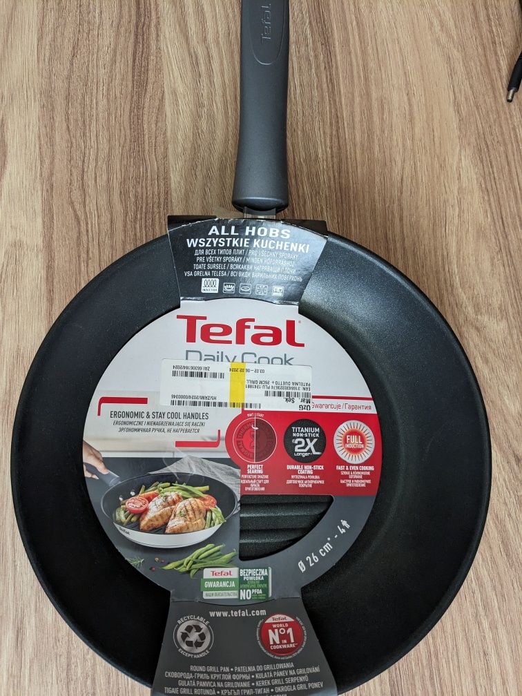 Patelnia Tefal Daily Cook Indukcja Tytanowa 26cm