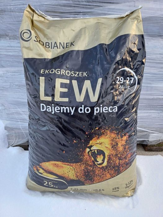 Groszek LEW 29-27 MJ/kg 1000 kg ekogroszek Premium TRANSPORT GRATIS