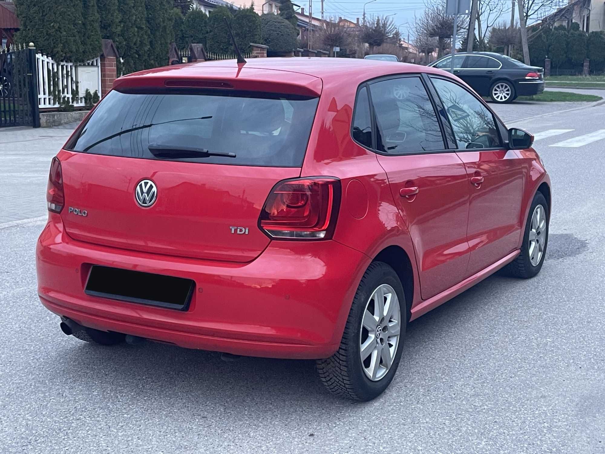 Volkswagen Polo 1.6 TDI 90KM 2010r Highline, 5-drzwi, Półskóry, Klima