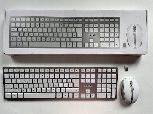 zestaw klawiatura i mysz cherry dw 9100 slim opis
