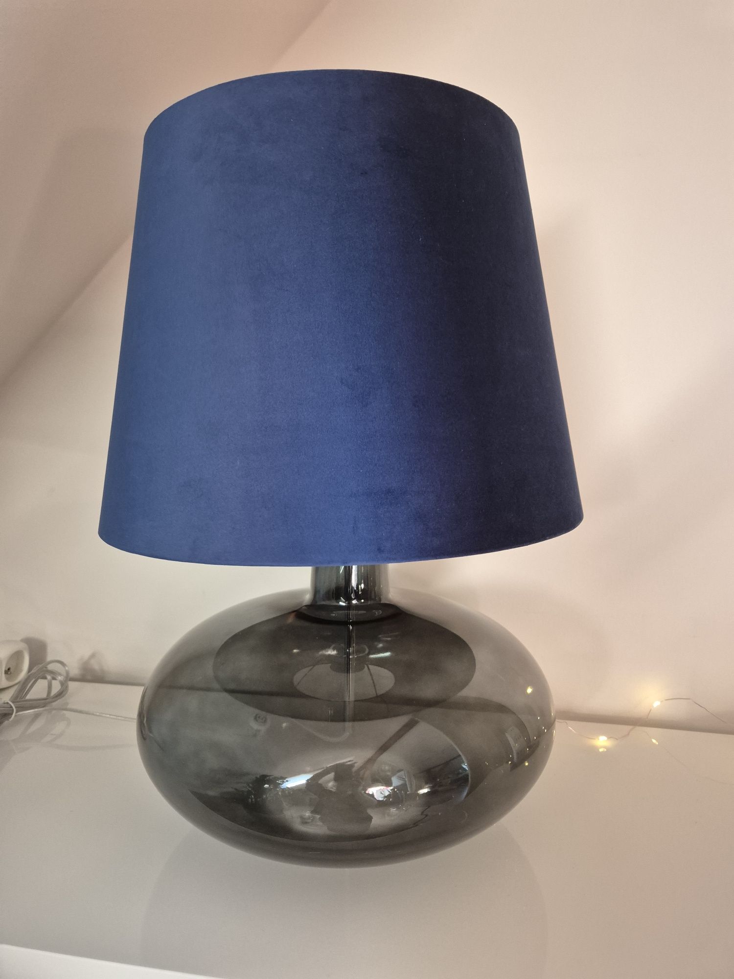 Lampa stołowa SAVA GRANAT/VELVET Kaspa nowa