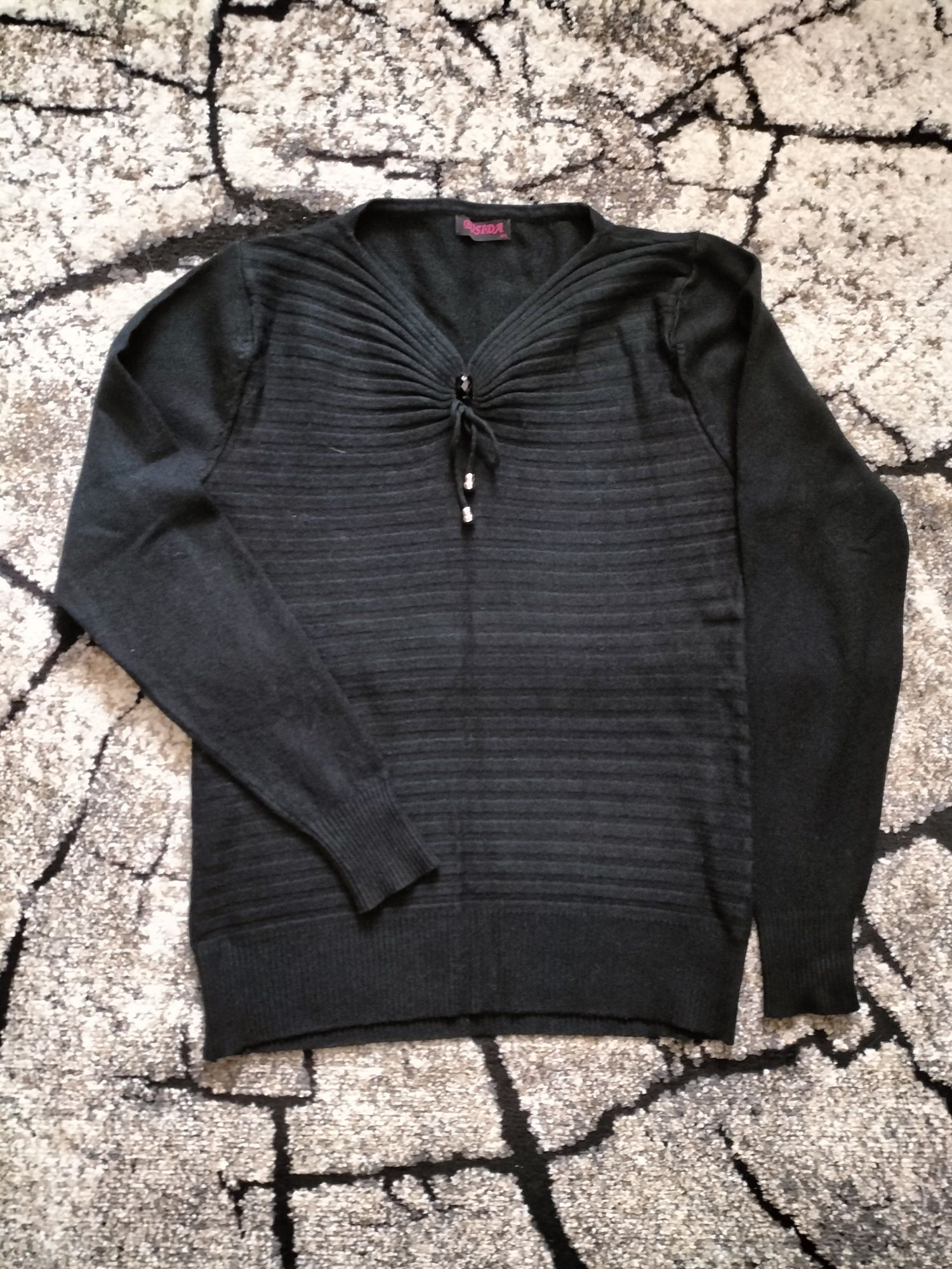 Sweter sweterek czarny damski