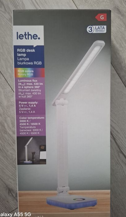 Nowa lampka led biurkowa