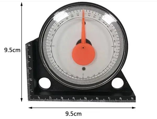 Вимірювач кута нахилу, рівень стрілковий, механічний кутомір маятник з