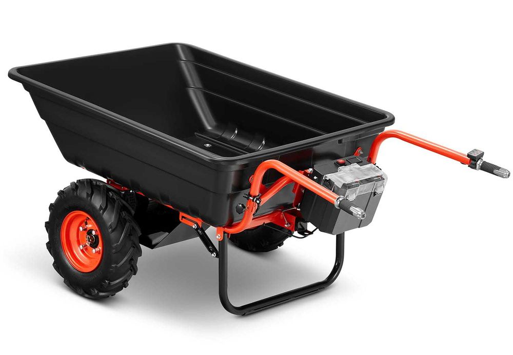 Taczka elektryczna przyczepka koleba 300L z napędem Bäumr-AG BMR-UT300