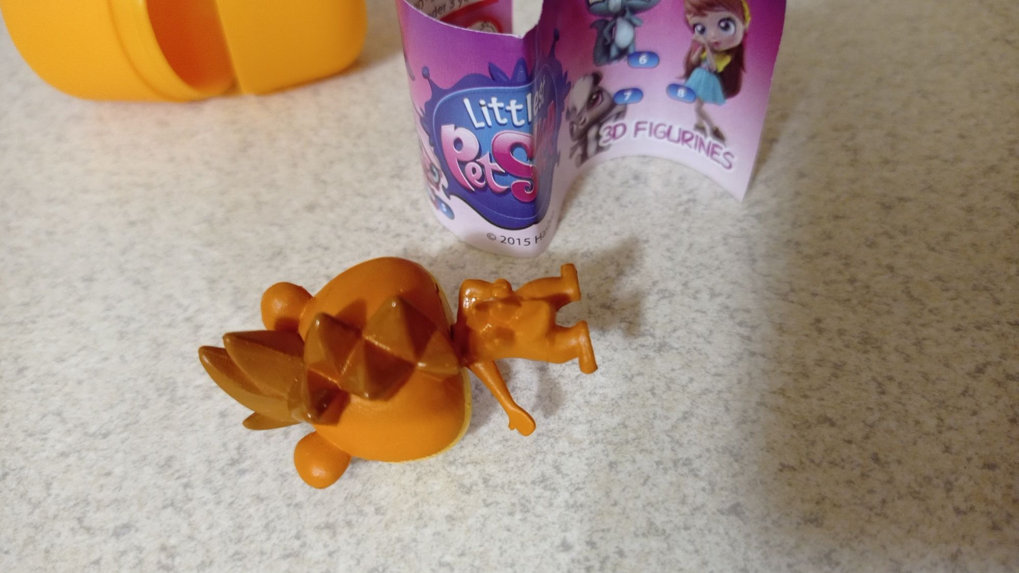 LPS Littlest Pet Shop - Russel Ferguson - Pomarańczowy jeż figurka 3D