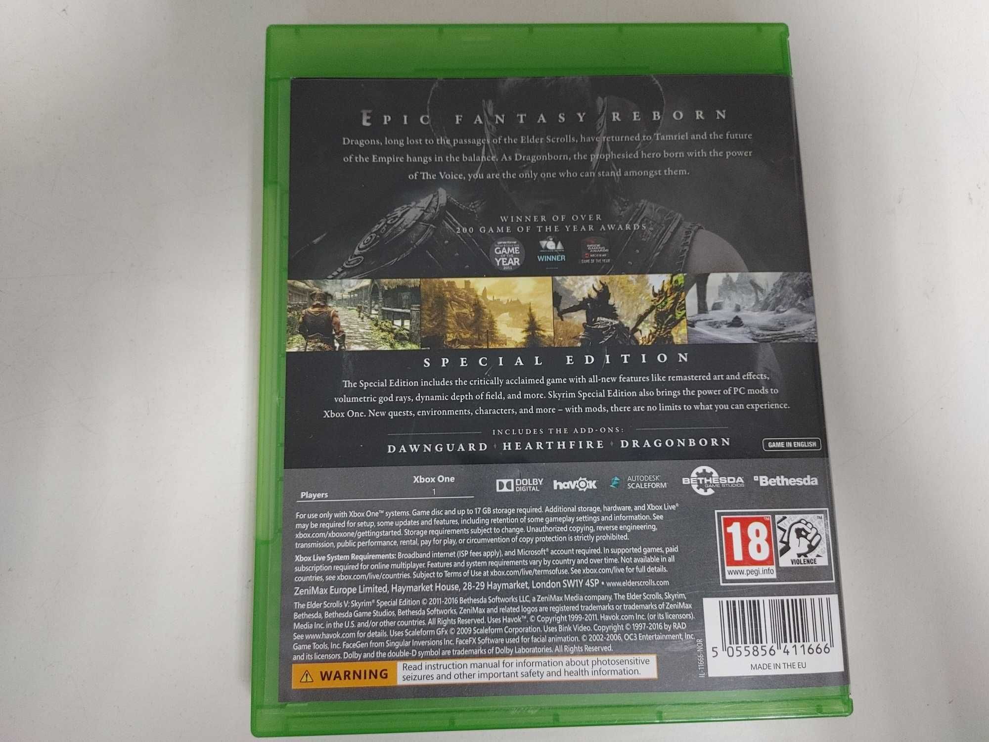Gra na konsolę Xbox One The Elder Scrolls: Skyrim
