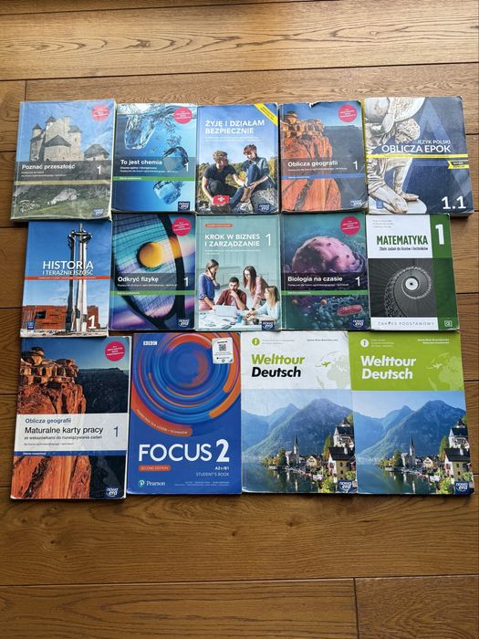 Komplet książek do 1 klasy liceum lub technikum Język Niemiecki Lublin