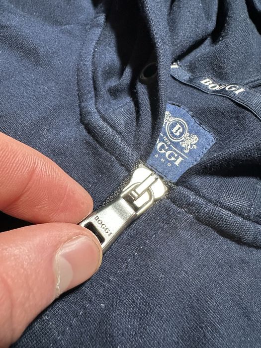 Зіп худі Boggi Milano Full Zip Navy Hoodie