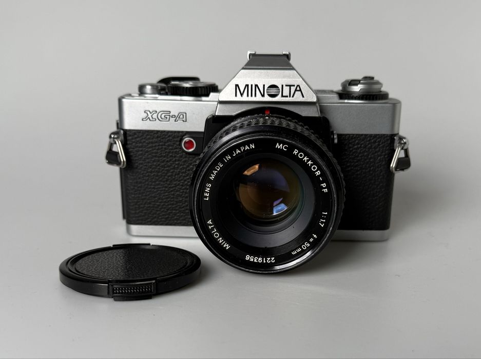 Плівкова Minolta Xg-A з обʼєктивом Minolta Mc Rokkor-Pf 50/1.7 md