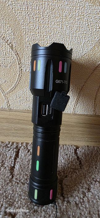 Аккумуляторный фонарик, Zoom, 1x26650,PM30-TG