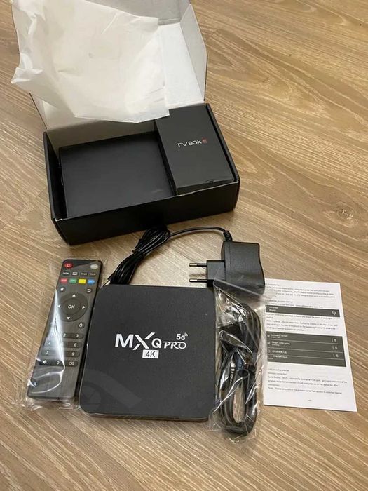 Смарт ТВ приставка MXQ 4K Pro 4GB/64GB, 4K Ultra HD Нова