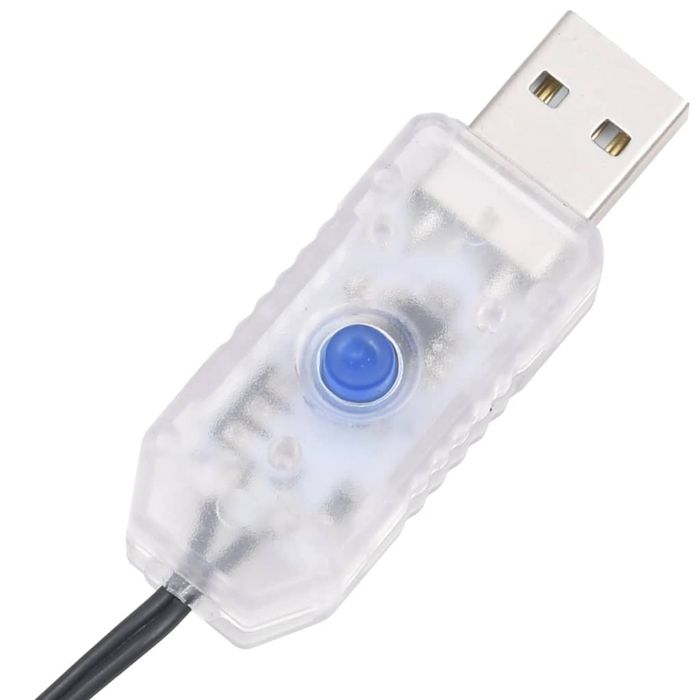 Lampki choinkowe led ciepła biel 13 m gęsto rozmieszczone przepiękne