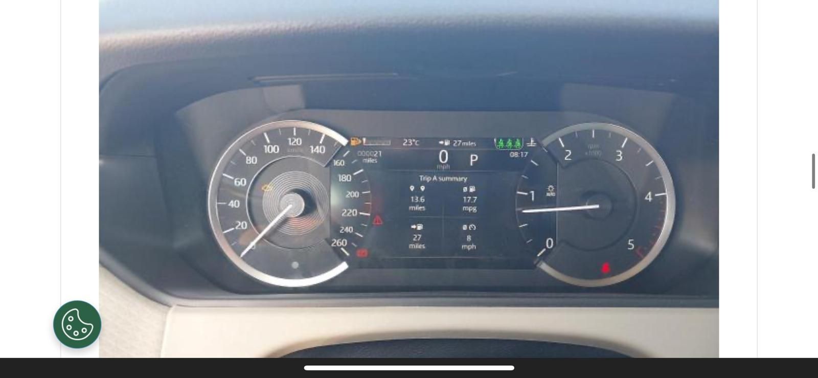 Range Rover Velar L560 LHD 2.0 Peças Usadas
