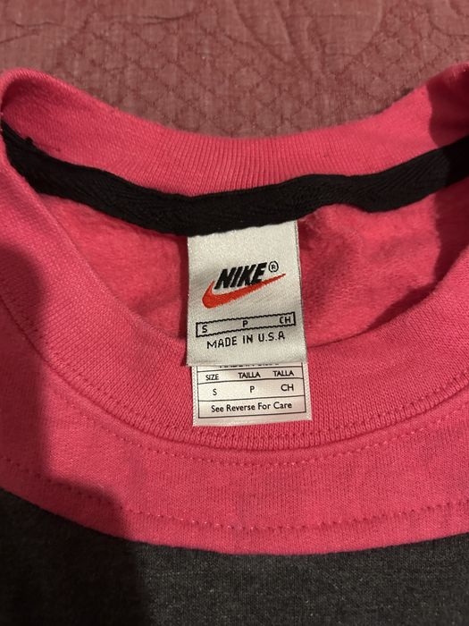 Sweatshirt Nike Rework (Rosa e Cinza)