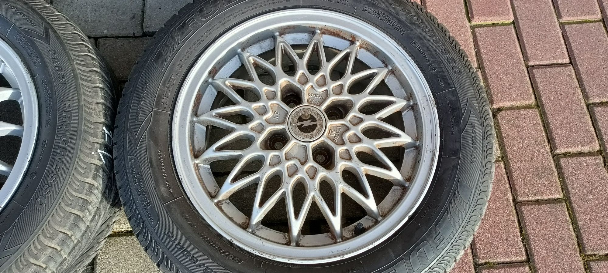 Felgi OPEL KADETT GSI Koła 15 Alufelgi INTRA BBS 4x100 aluminiowe ET49