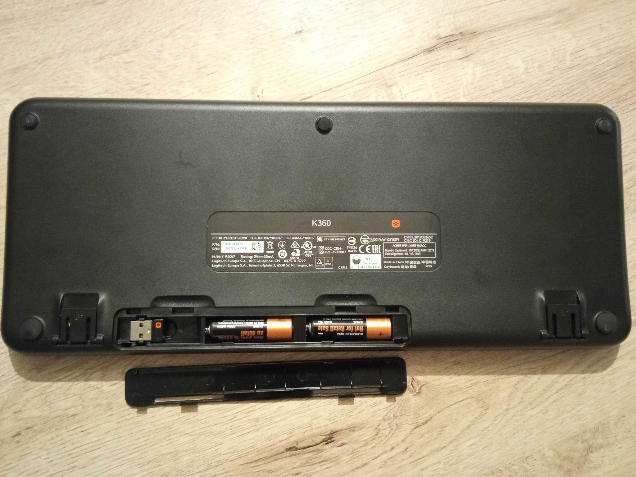 Klawiatura bezprzewodowa Logitech K360