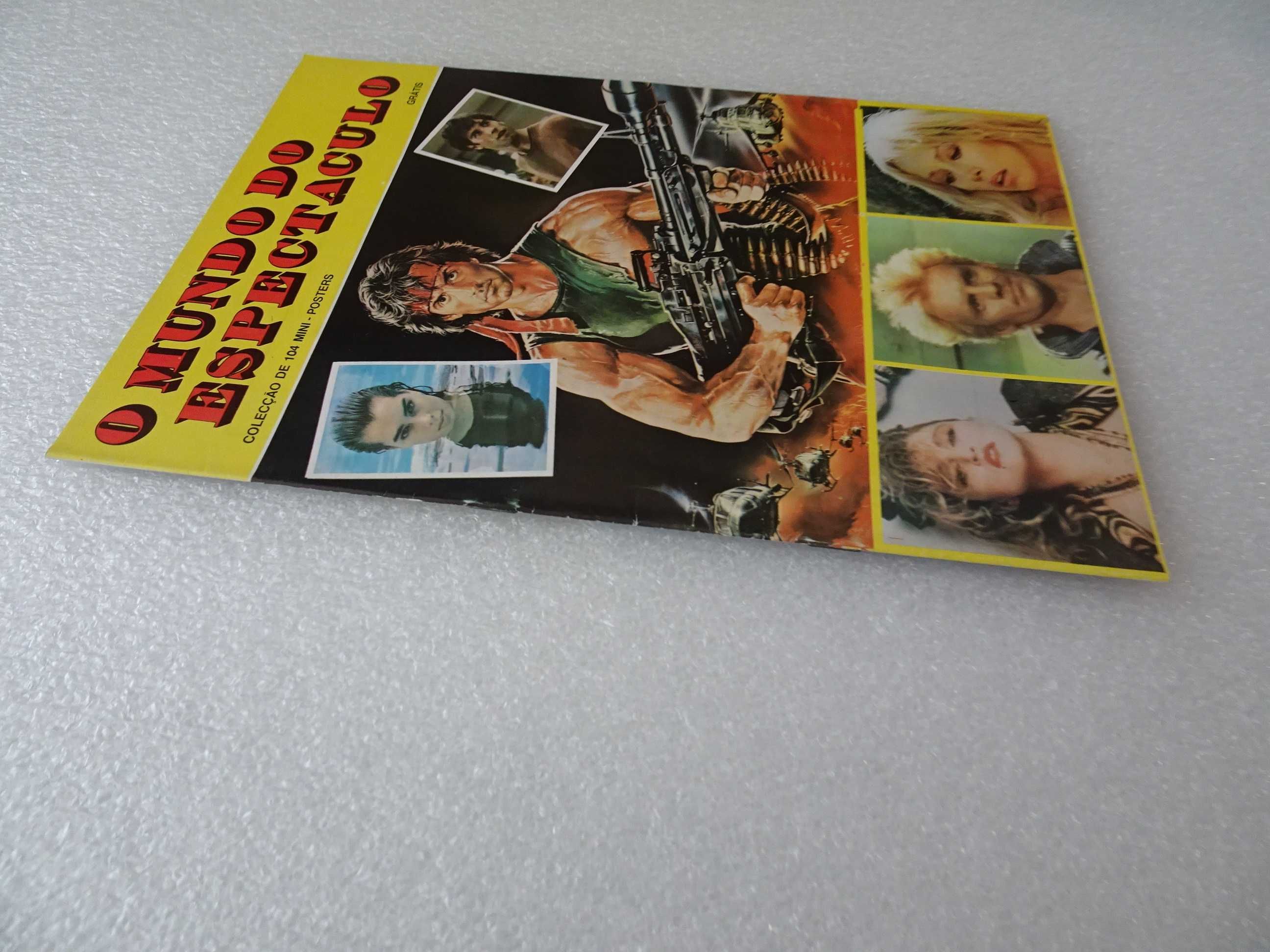 Caderneta de cromos vazia O Mundo do Espectáculo