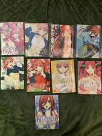 Manga Sposób na pięcioraczki tomy 1-9