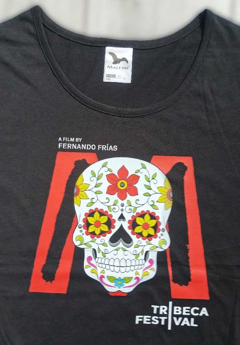 T-shirt damski, dekolt. Depeche Mode, Tribeca Festival. Rozmiar: M