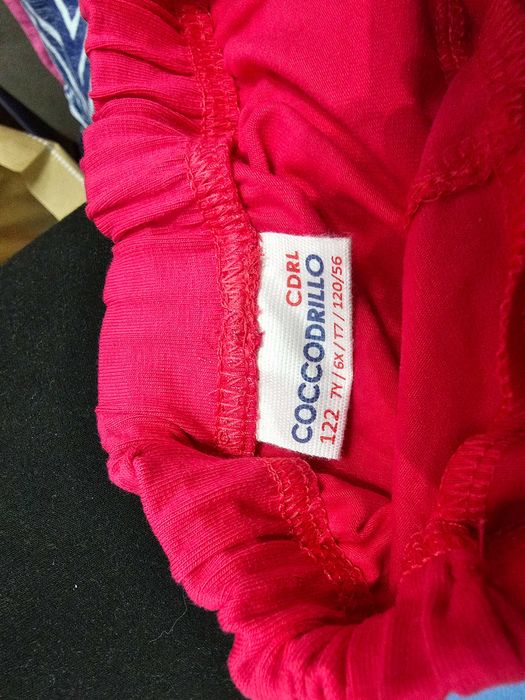 Czerwone spódniczki dziewczęce, rozmiar 110 i 122, Coccodrillo