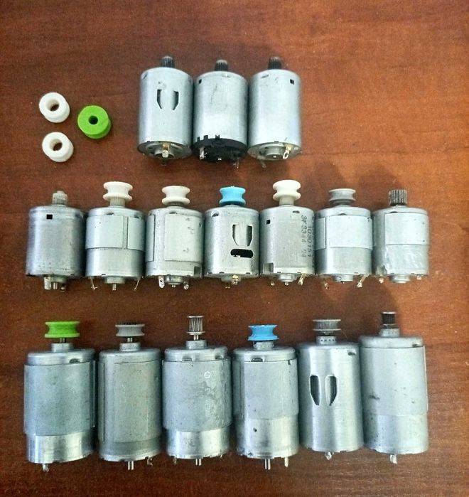 Електромотори з принтера. б\у. 12-24В