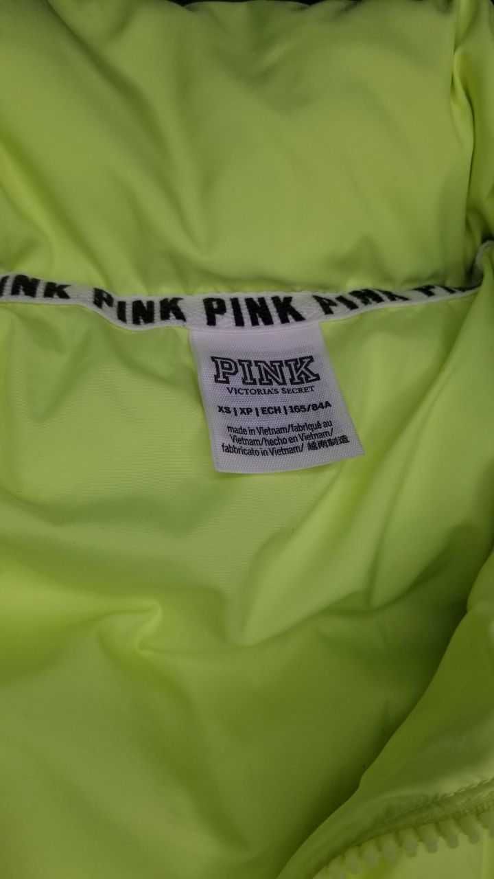 Куртка пуфер Victoria`s Secter Pink PUFFER WINTER JACKET NEON