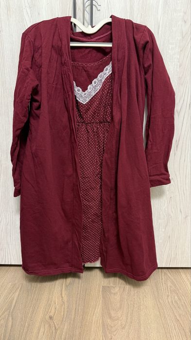 Халат та сорочка утеплені в пологовий