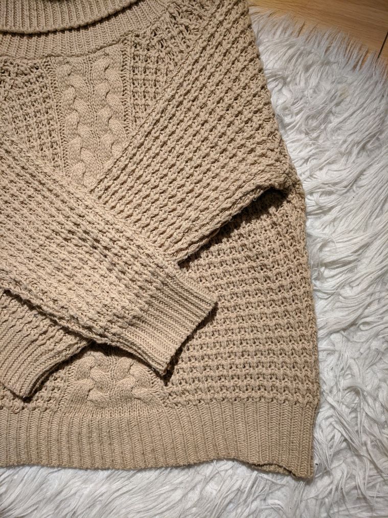 golf sweter pleciony rozmiar S