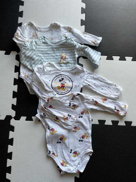 zestaw 4x body na długi rękaw 68