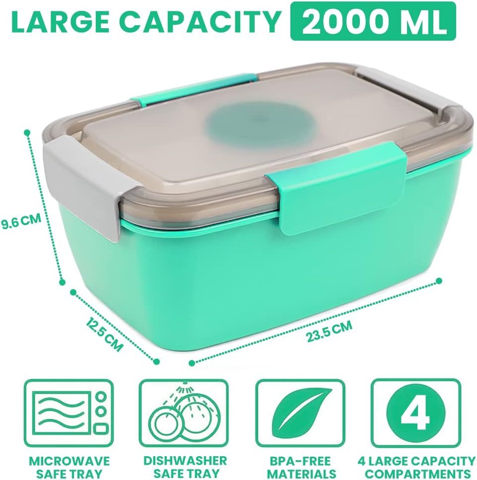 Lunch box Bugucat 2000 ml