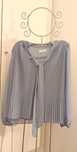 Blusa azul Mango