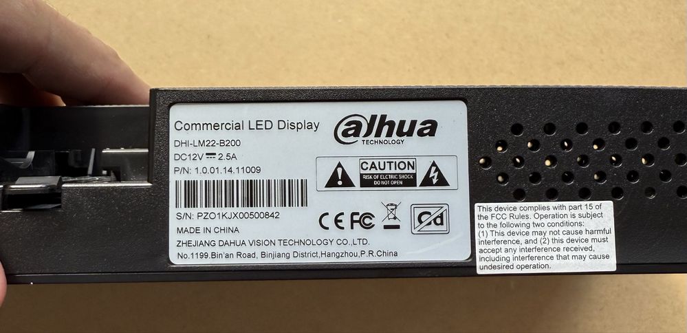 Monitor Dahua 22” - Usado