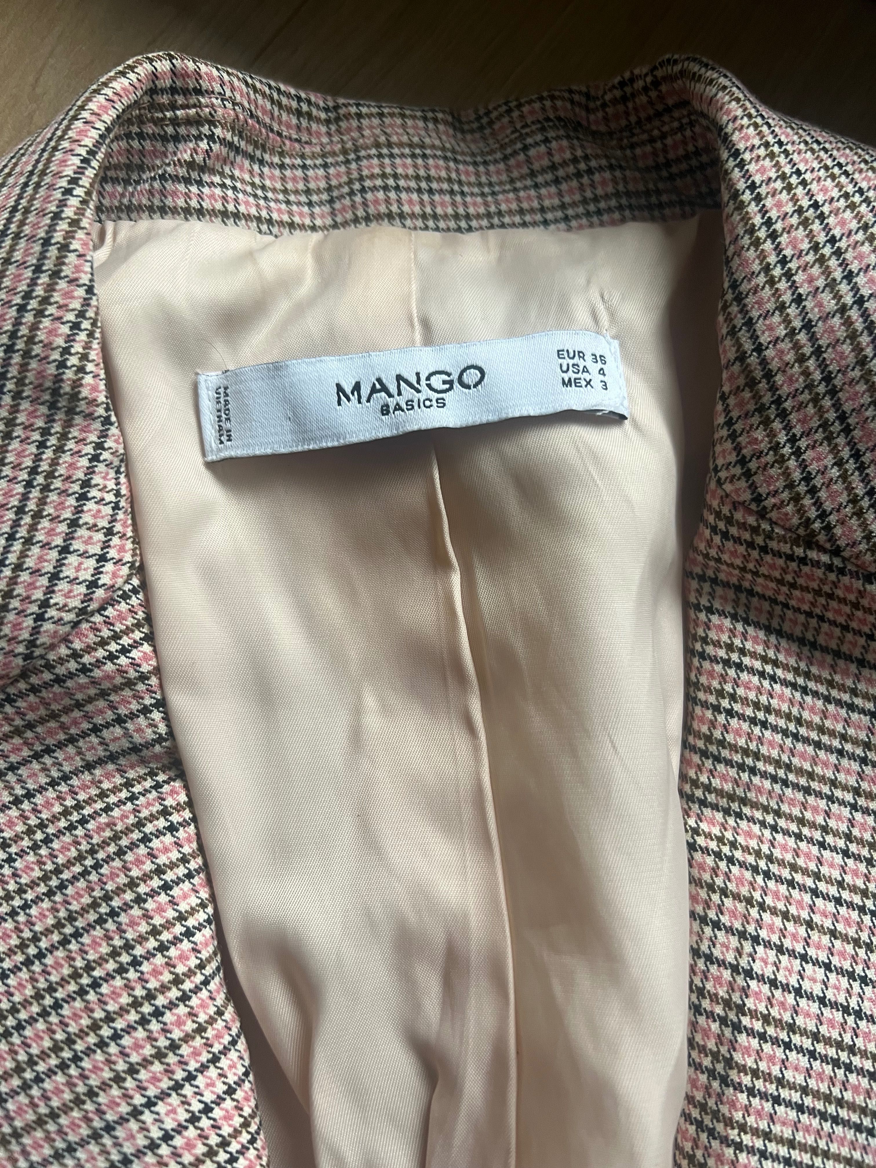 Garnitur w pepitkę Mango