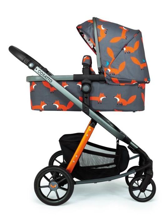 Cosatto Giggle Quad Charcoal Mister Fox lekki i stylowy wózek !!!