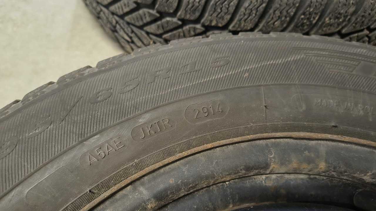Felgi stalowe 15" 5x100 z oponami (VW/Skoda/Seat/Audi)