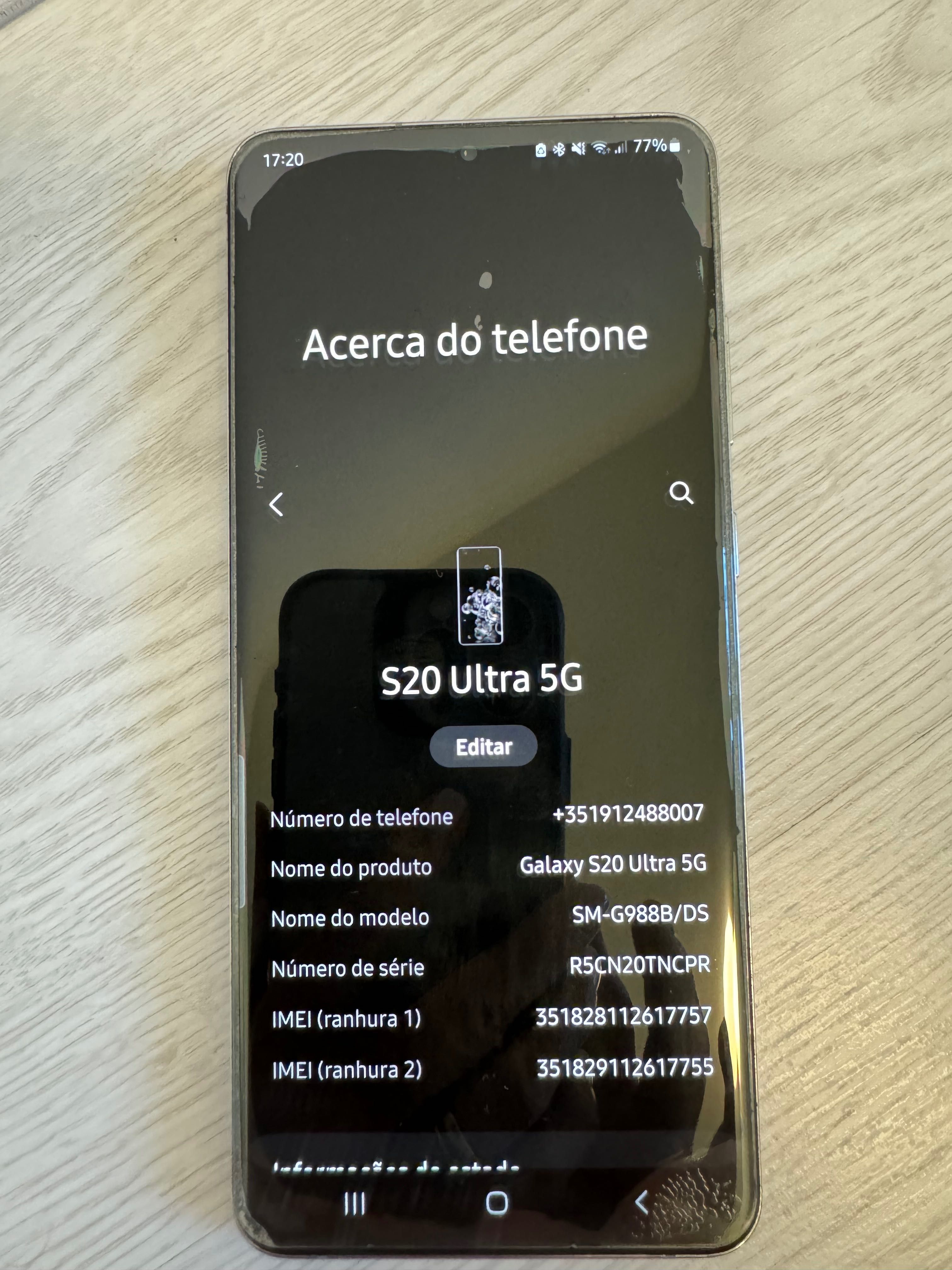 Samsung Galaxy S20 Ultra 5G 128GB