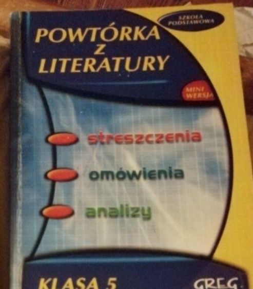 Powtórka z literatury klasa 5