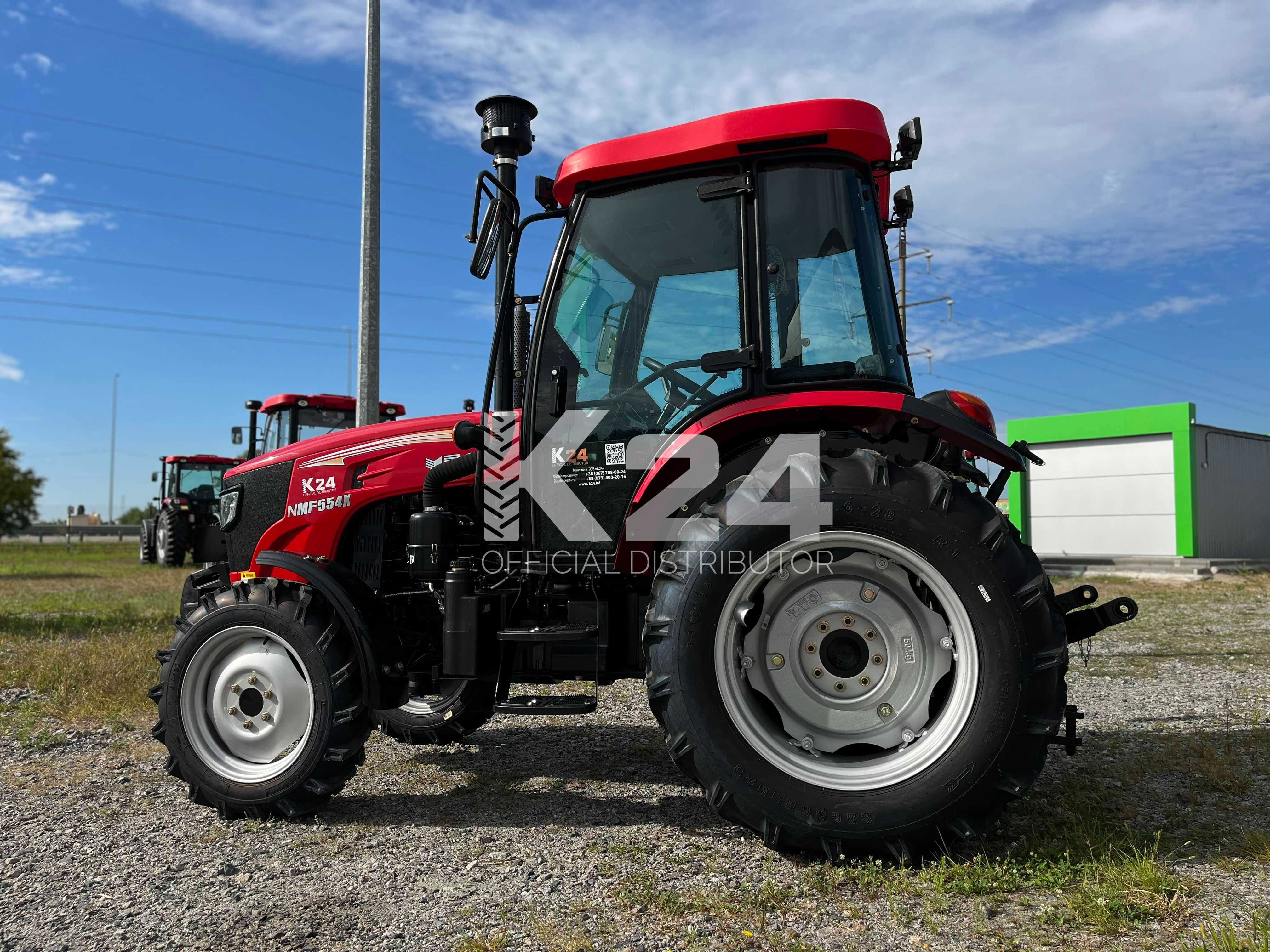 Трактор YTO NMF 554 X, колісний трактор Юто
