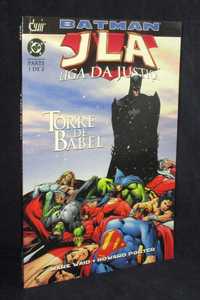 Livros BD Batman JLA Liga da Justiça Torre de Babel Devir Dc Comics