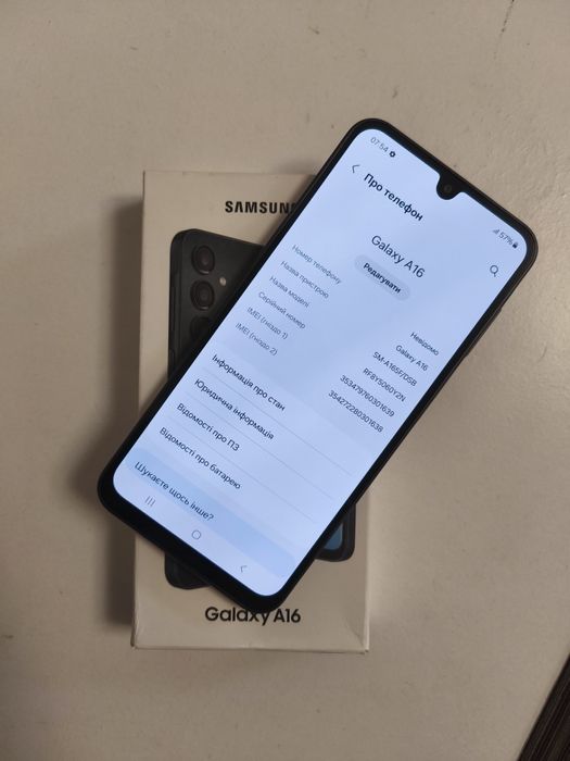 Продам Samsung galaxy A16 8/256 (A165) Black