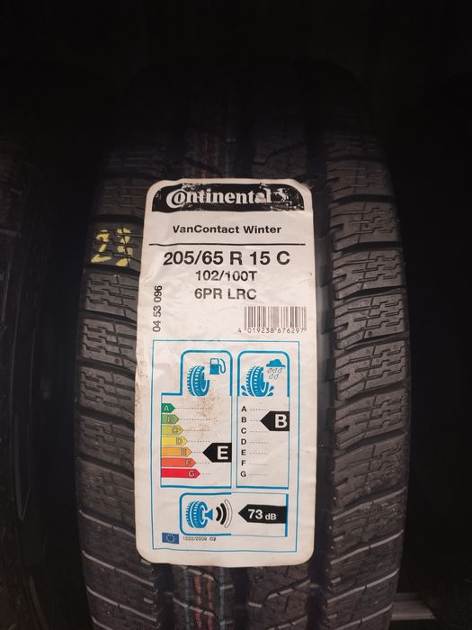 4x NOWE opony 205/65 r15c Continental VanContact Winter