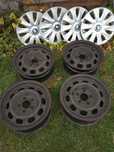 2x felgi stalowe BMW 1, F20/F21, 6,5 x 16 2JX16H2 IS33, kołpaki BMW 16