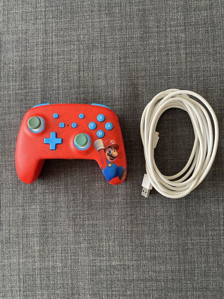 Comando Nintendo Switch Edição Super Mario Wired