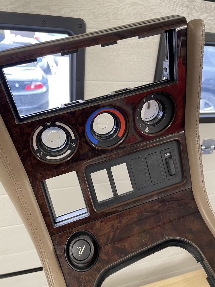 Drewno BMW Z3 Coupe wood trim dekor eu europa tunel konsola individual