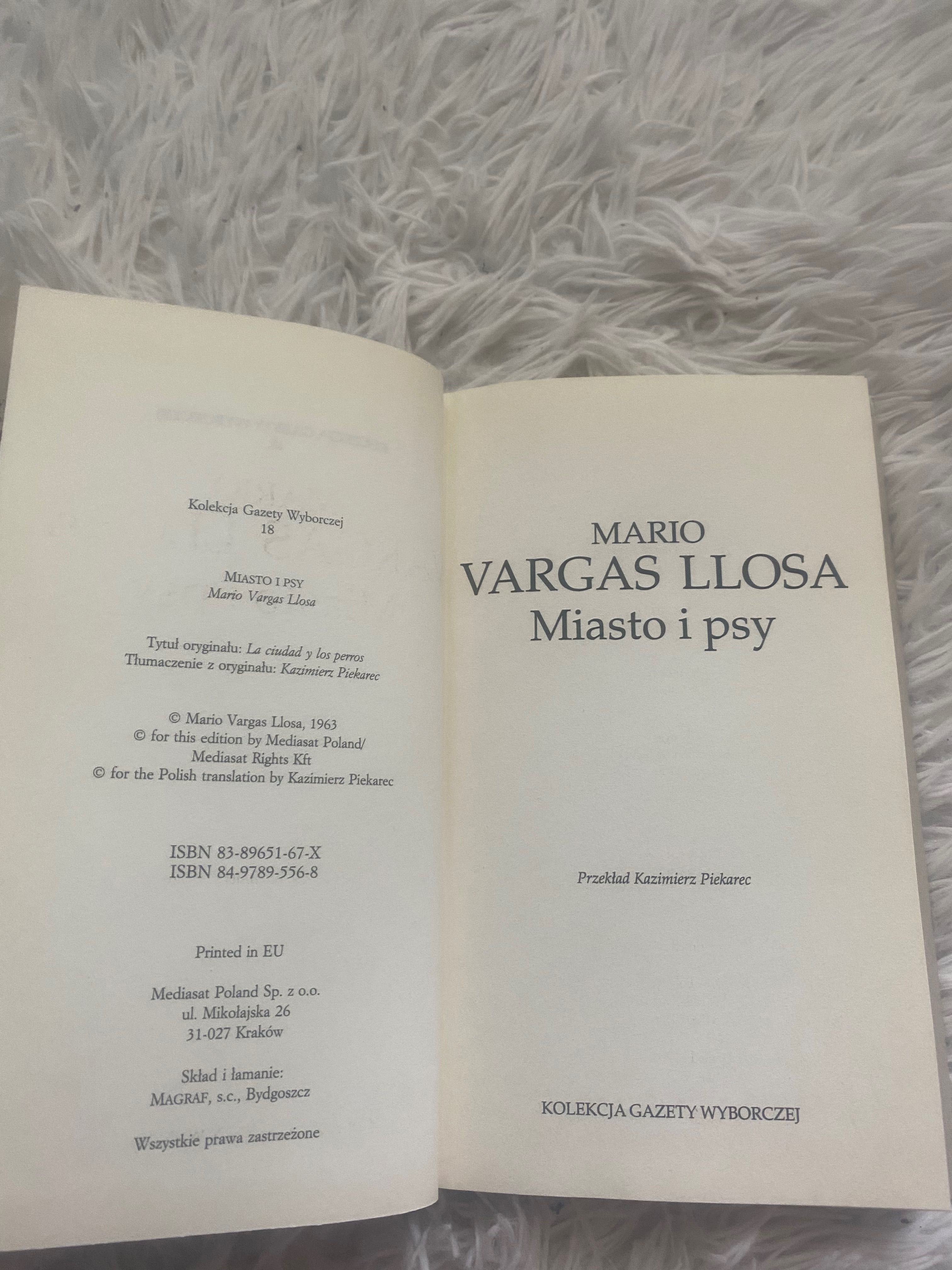 Mario Vargas LLosa miasto i psy