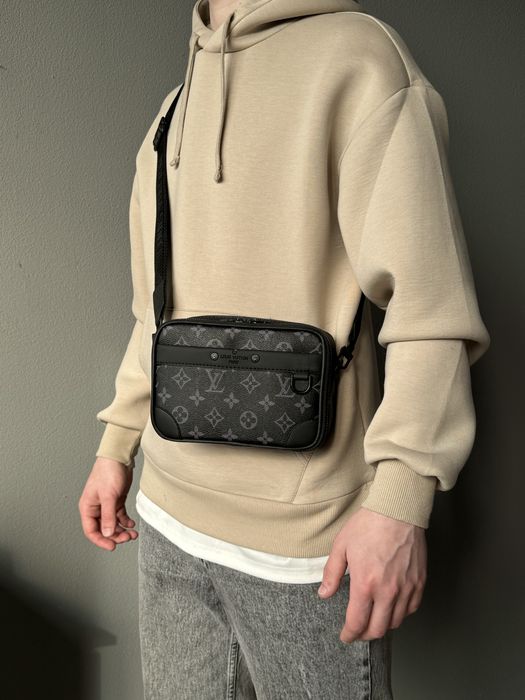 Чоловіча сумка Louis Vuitton мужская сумка барсетка мессенджер клатч