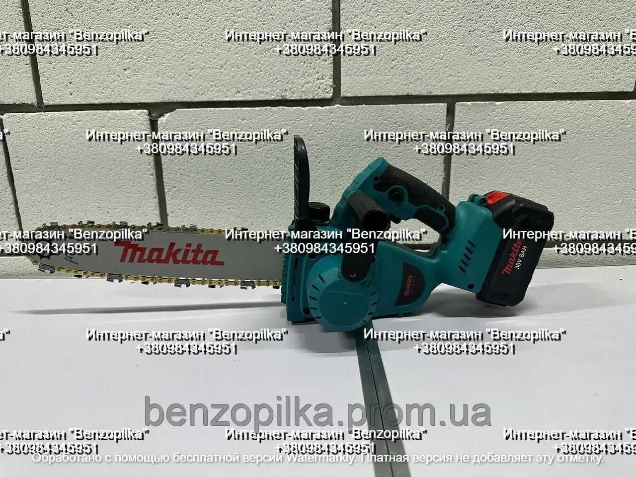 НОВА 2024! Аккумуляторная цепная пила Makita DUC122 PRO (38V, 8Ah)